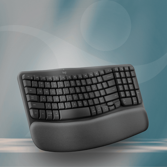 Ergonomic Wave Wireless Keyboard